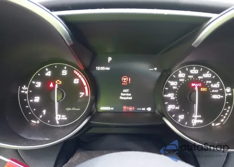 2019 Alfa Romeo Giulia Ti Sport Awd from USA, damaged, VIN ZARFANBNXK7609741